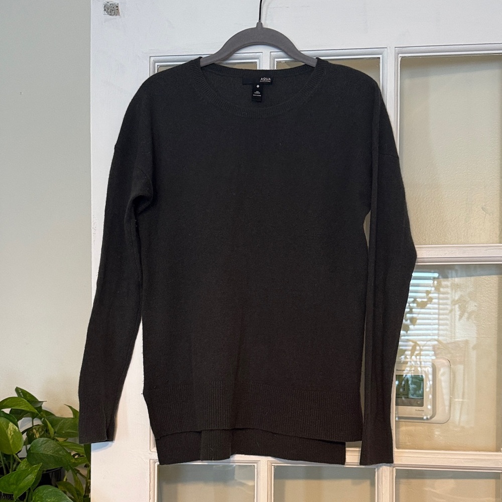 Classic Black Crew Neck Sweater